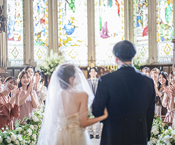 写真：新郎新婦