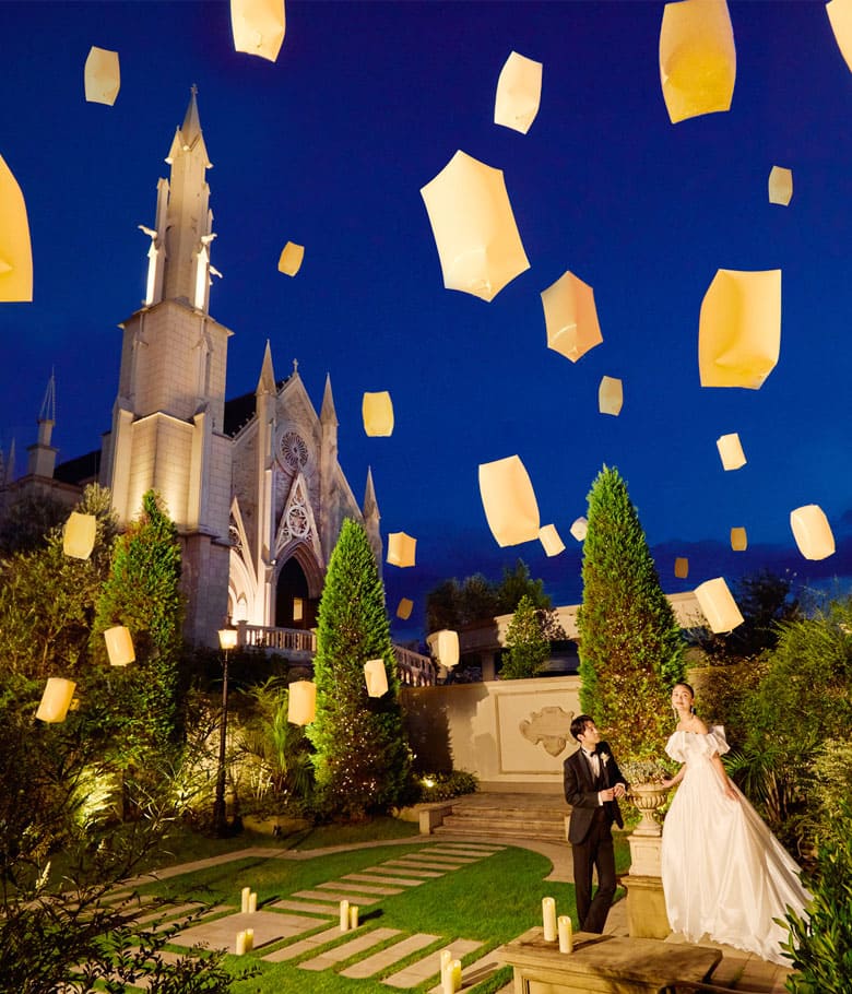 写真：ナイトウェディング