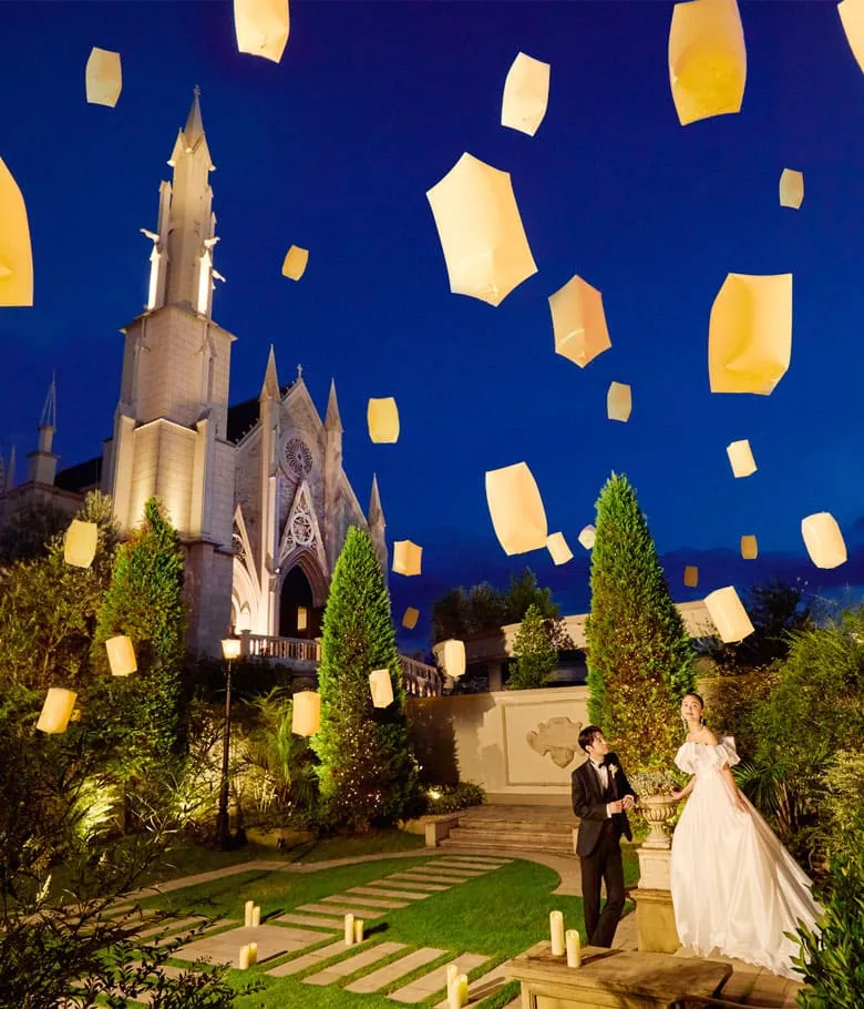 写真：ナイトウェディング