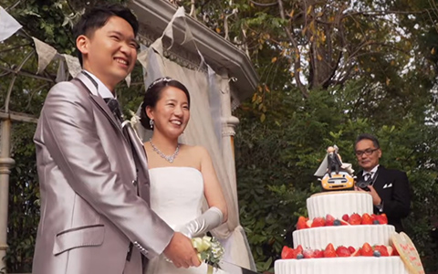 リングリレーで繋がった結婚指輪