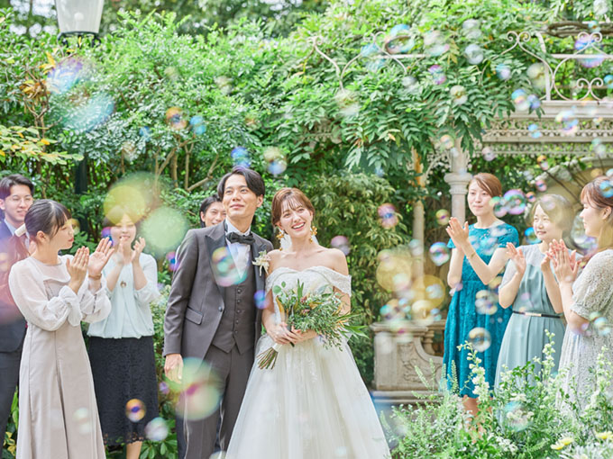 【マタニティ&パパママ婚」憧れ大聖堂＆緑溢れるガーデンW体験
